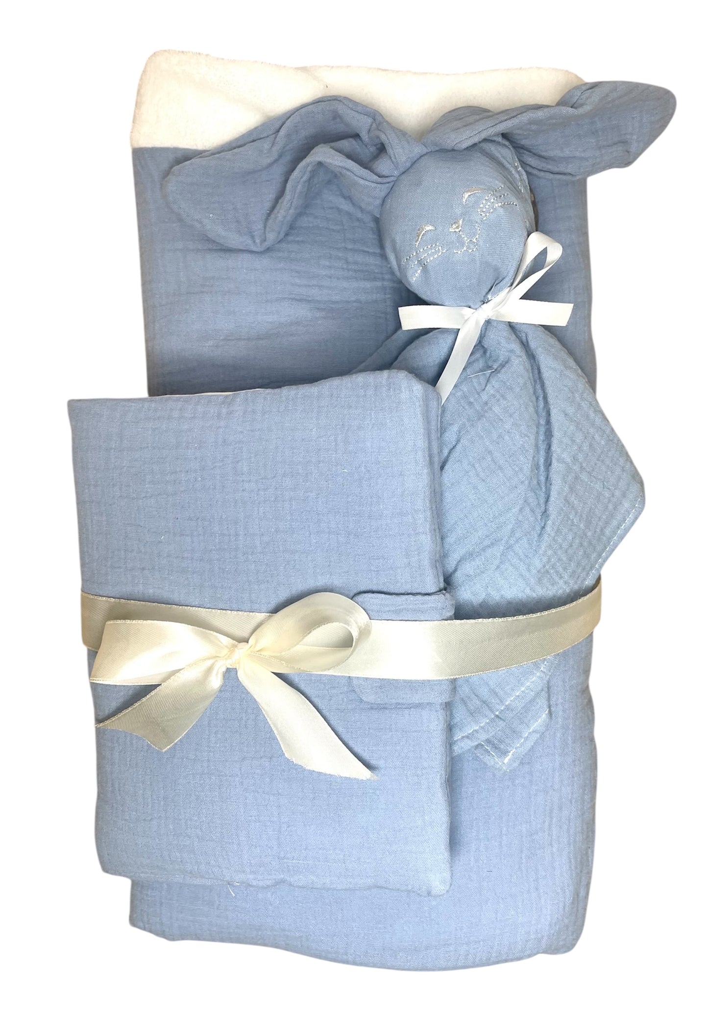 Trousseau naissance savane bleu