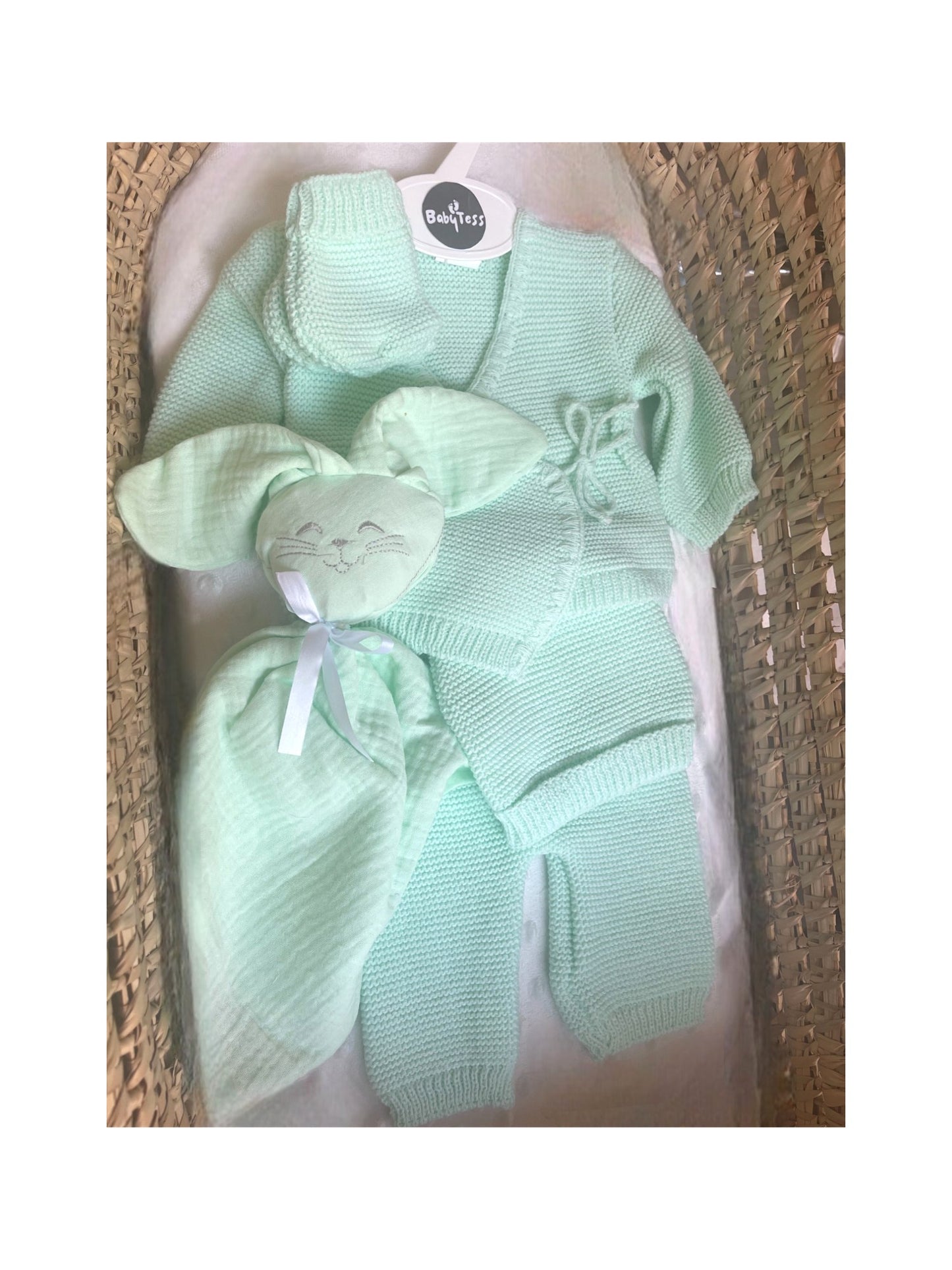 ENSEMBLE DE NAISSANCE TRICOT