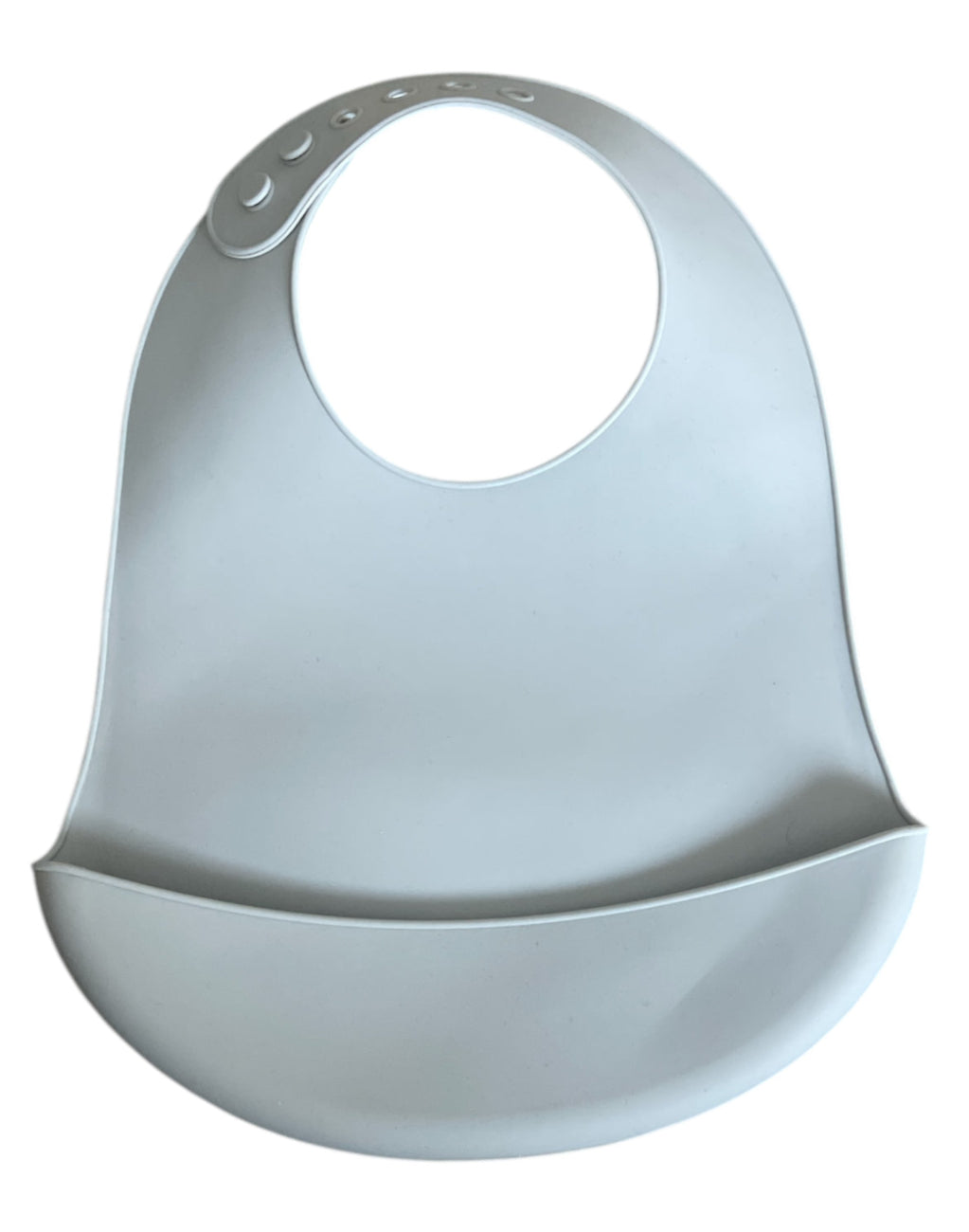 Grey Silicone Bib