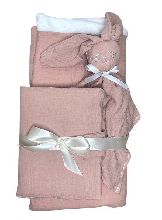 Petit coffret rose naissance