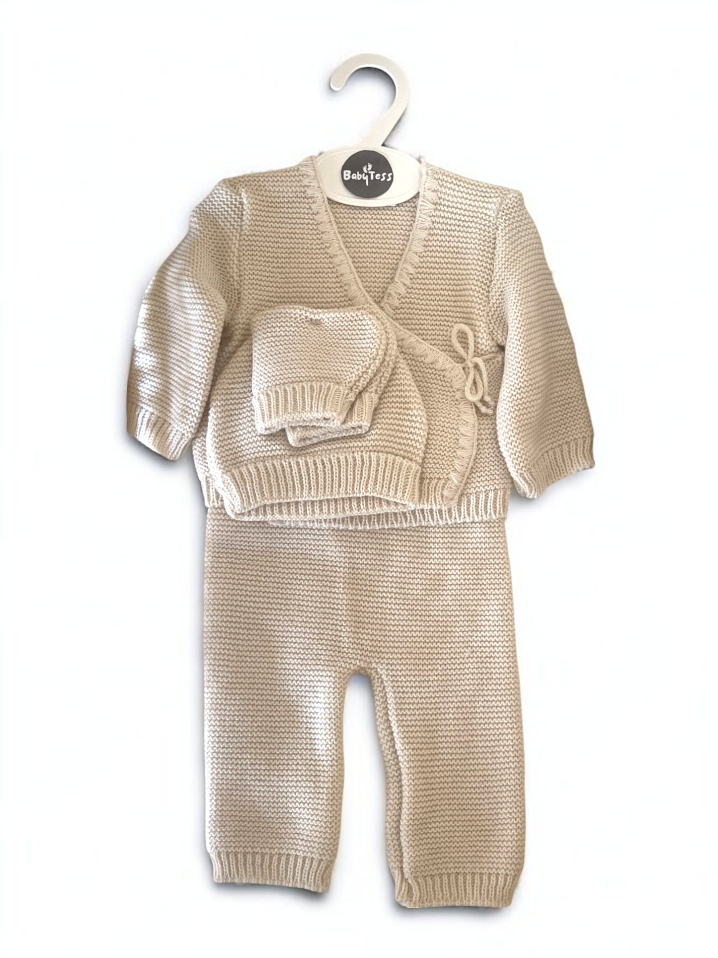 ENSEMBLE DE NAISSANCE TRICOT
