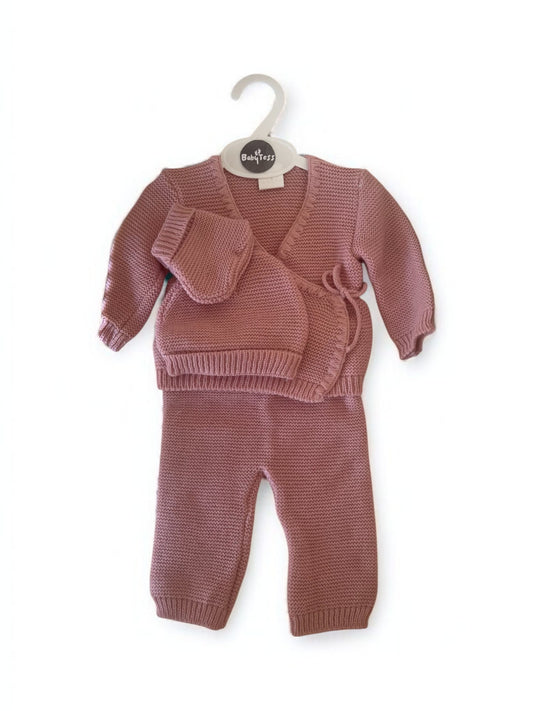 ENSEMBLE DE NAISSANCE TRICOT