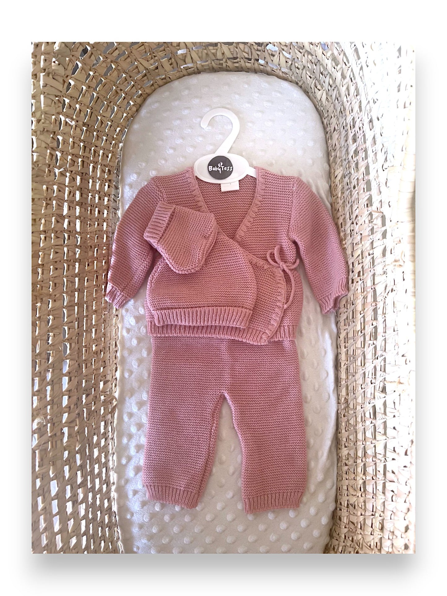 ENSEMBLE DE NAISSANCE TRICOT