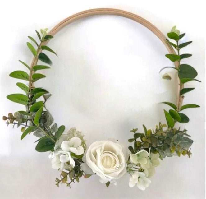 COURONNE FLEURIE "Prénom"