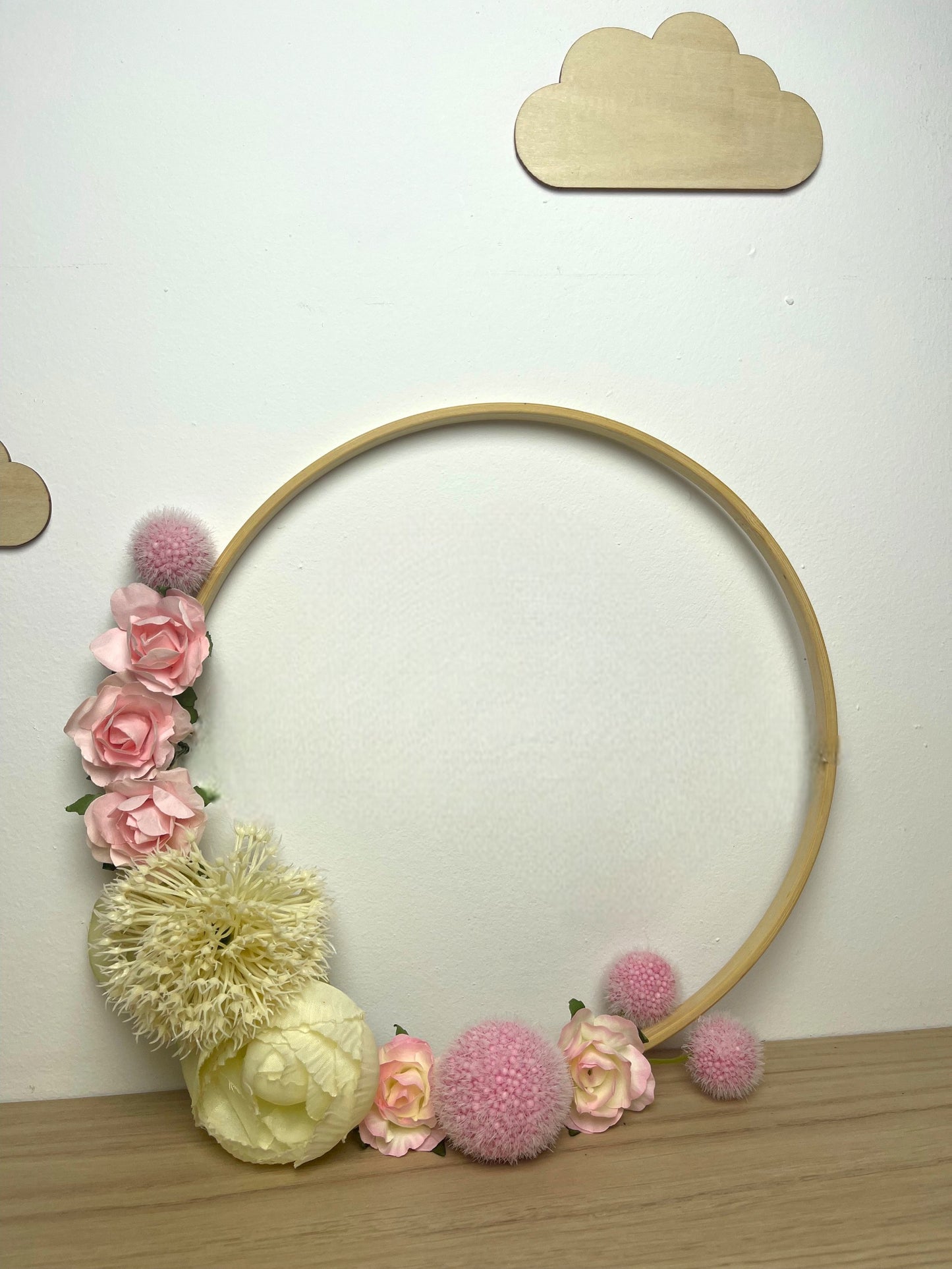 COURONNE FLEURIE "Prénom"